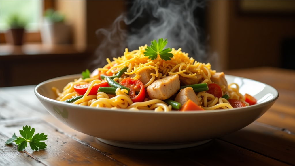 cafeteria noodles