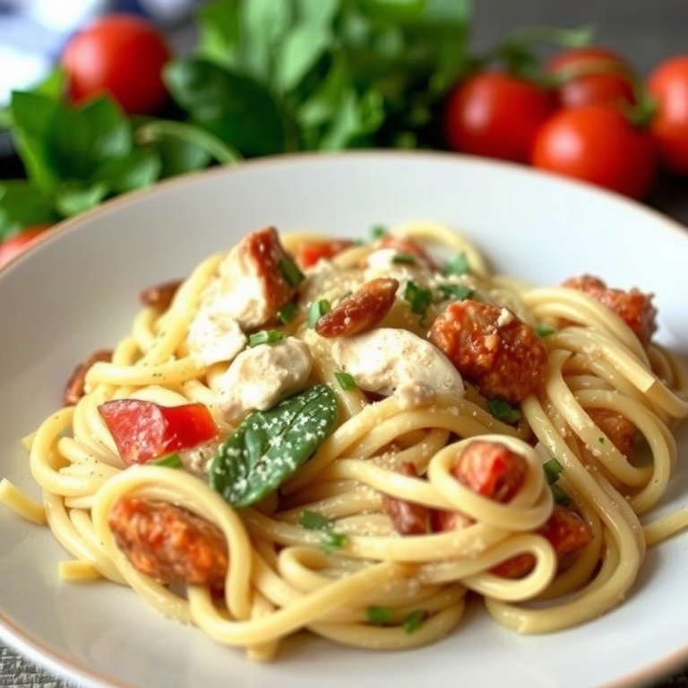 Creamy Tuscan Chicken Pasta